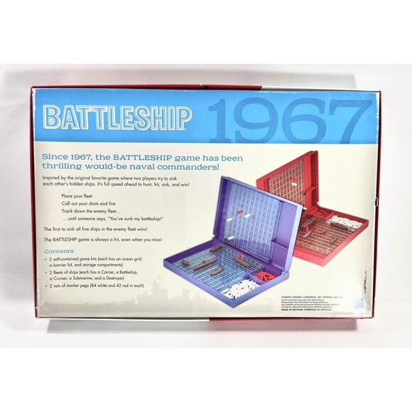 Retro Series Battleship Game Retro Series 1967 Edition 2015 Complete - Picture 2 of 16